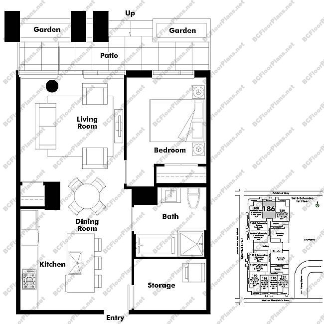 Floor Plan  186 Athletes Way