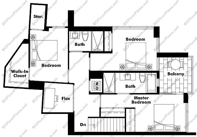 Floor Plan TH101 1653 Ontario