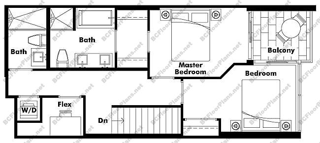 Floor Plan TH203 1657 Ontario