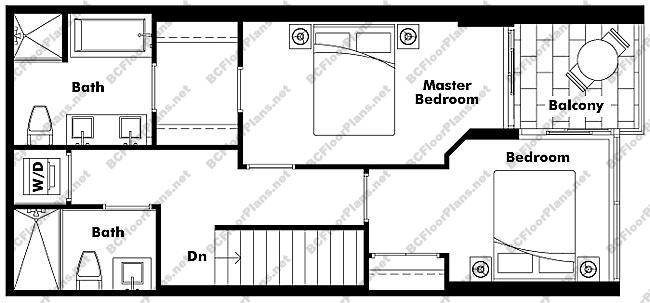Floor Plan TH105 1687 Ontario