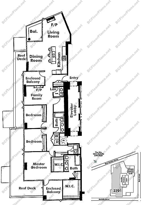 Floor Plan 3701 1211 Melville