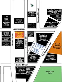 XL Lofts Area Map