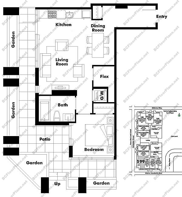 Floor Plan  199 Walter Hardwick St.