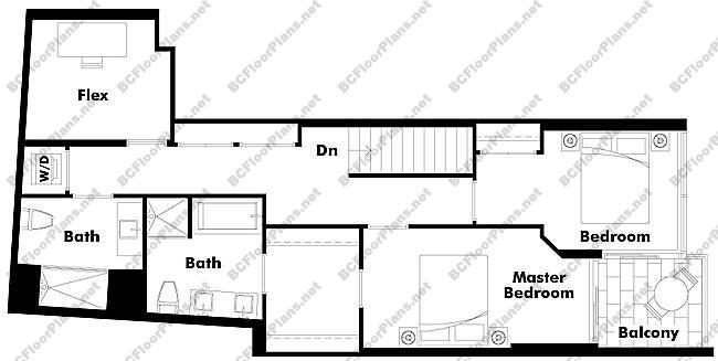 Floor Plan TH104 1659 Ontario