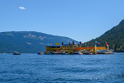 Shark Shack on the lake