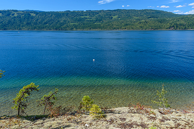 Clear Shuswap water